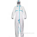 Cat III Tipo 5B/6B Film microporosa desechable Coverall